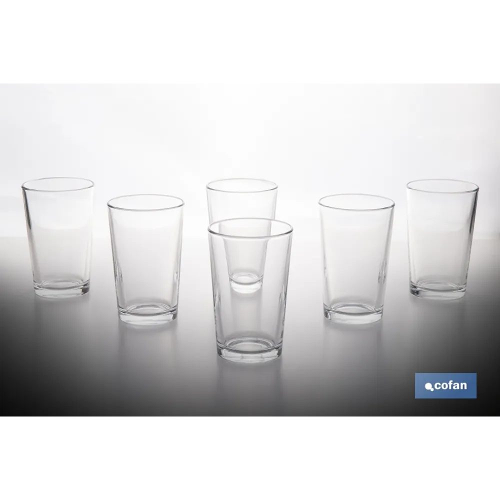 PACK DE 6 VASOS DE CAÑA 20 CL