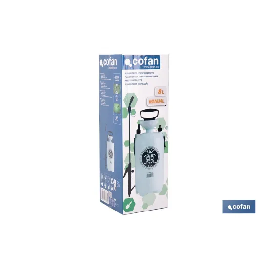 PULVERIZADOR DE PRESIÓN 8 L