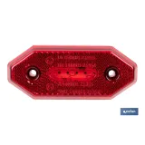 LUZ TRASERA LED CON REFLECTOR 12V/24V ROJA
