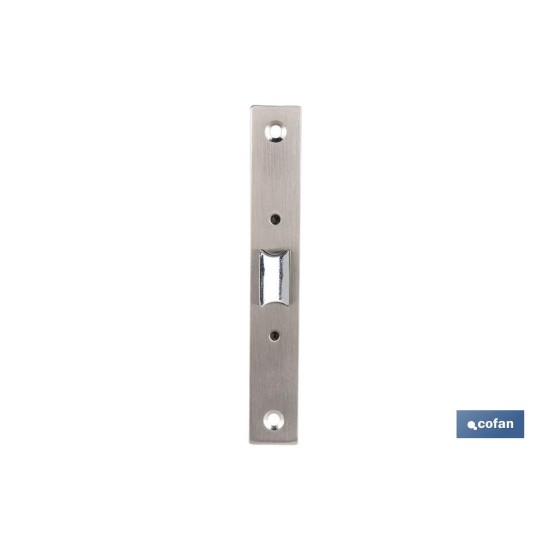 PICAPORTE DE EMBUTIR CUADRADO DE NÍQUEL D47 E50 (PUERTAS DE MADERA) VENTA UNITARIA