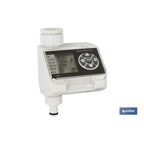 TEMPORIZADOR DE RIEGO ELECTRÓNICO