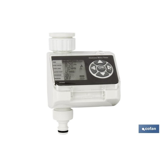 TEMPORIZADOR DE RIEGO ELECTRÓNICO