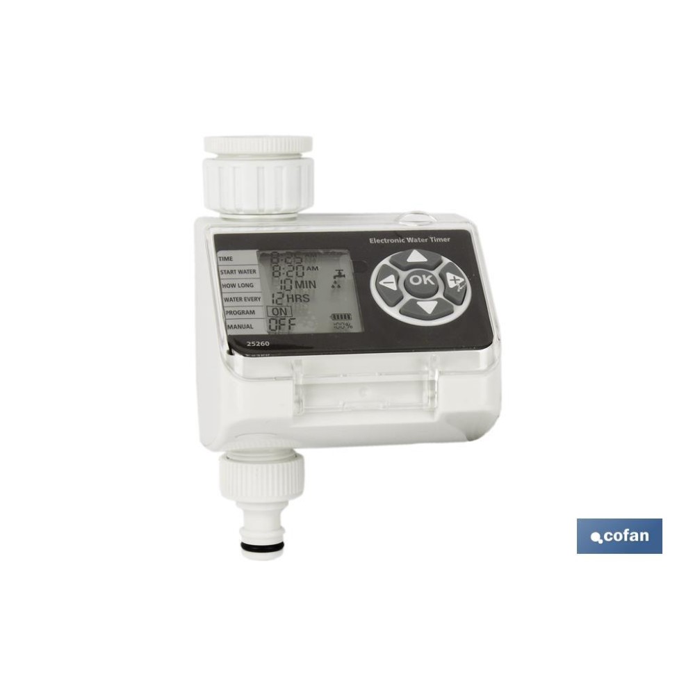 TEMPORIZADOR DE RIEGO ELECTRÓNICO