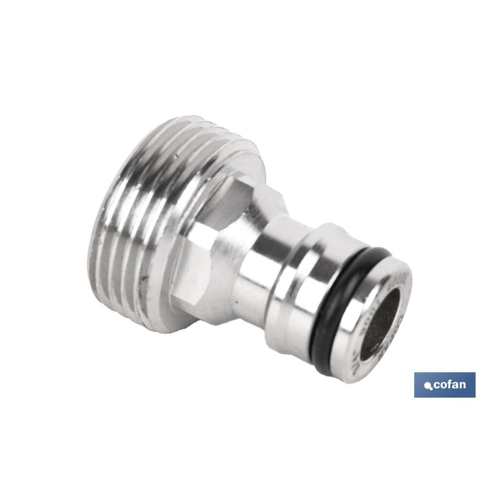 ADAPTADOR LATÓN ROSCA MACHO 3/4