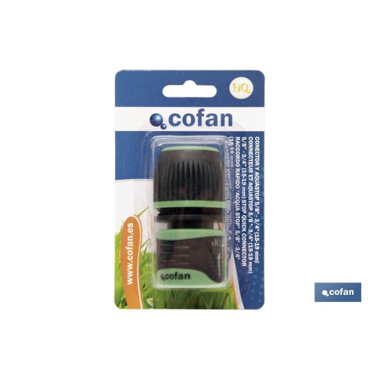 CONECTOR Y AQUASTOP 5/8 - 3/4 (15-19 mm)
