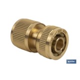 CONECTOR MANGUERA LATÓN 1/2 - 5/8 (13-15 mm)
