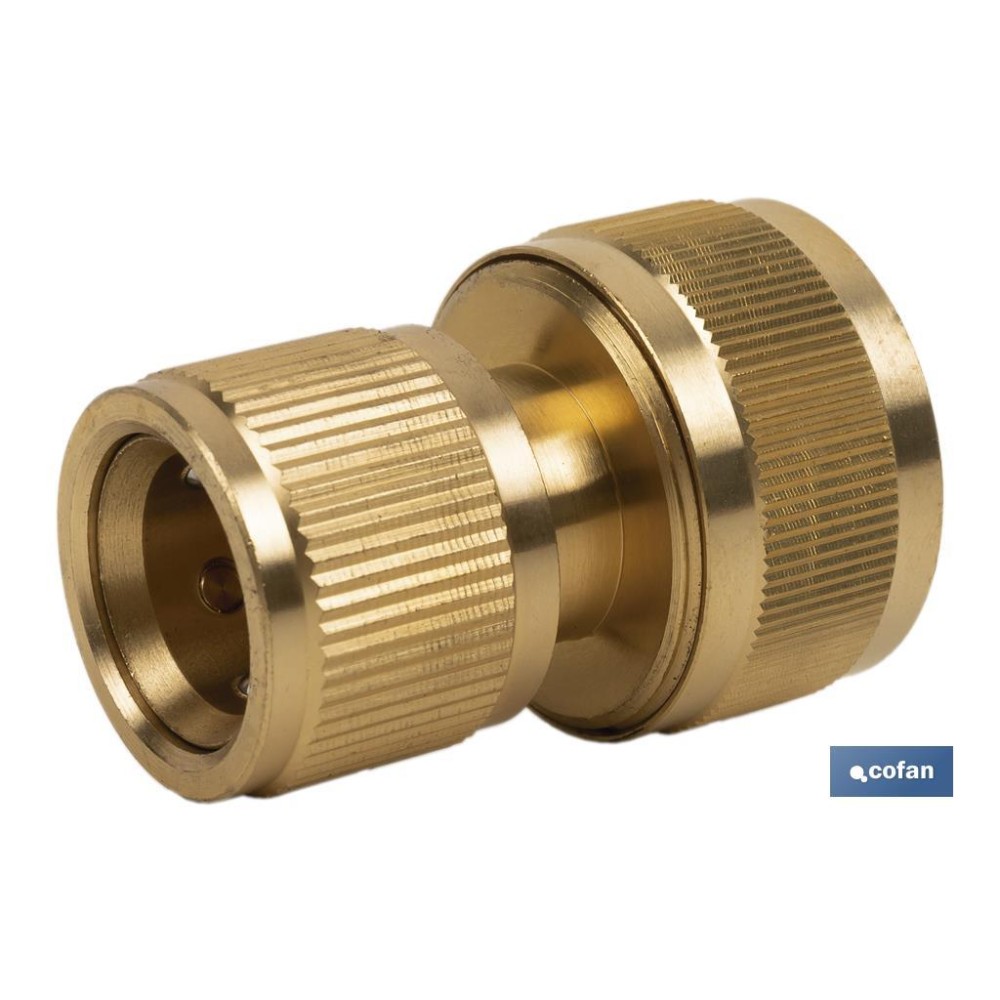 CONECTOR MANGUERA LATÓN 3/4 (19 mm)