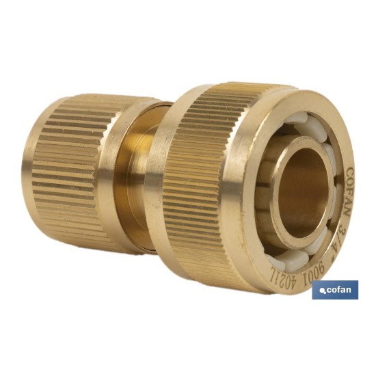 CONECTOR MANGUERA LATÓN 3/4 (19 mm)