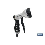 PISTOLA METAL 7 POSICIONES, GATILLO FRONTAL