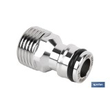 ADAPTADOR LATÓN ROSCA MACHO 1/2