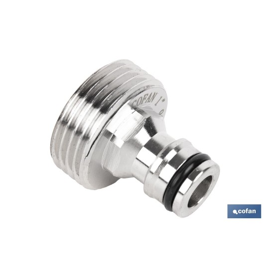 ADAPTADOR LATÓN ROSCA MACHO 1