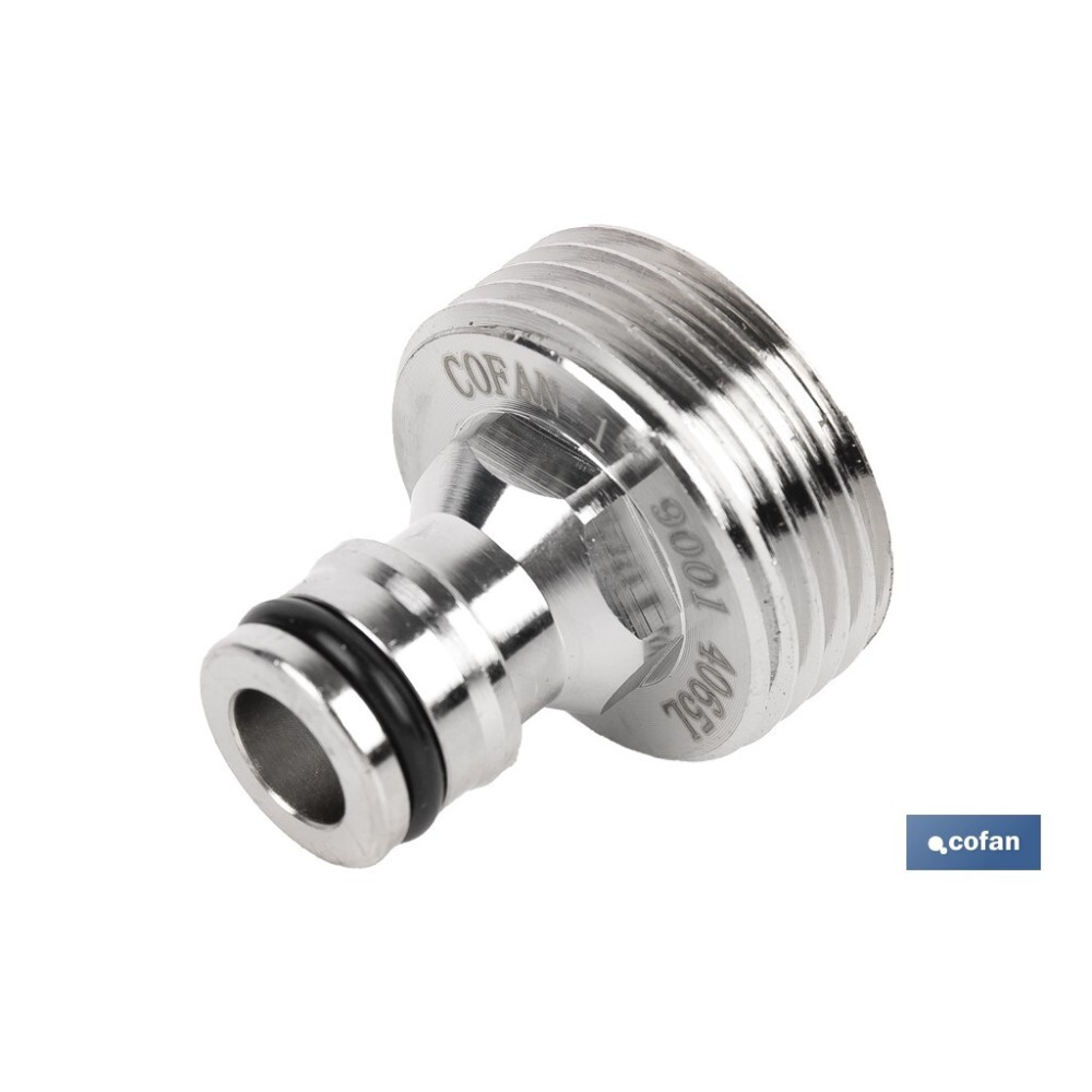 ADAPTADOR LATÓN ROSCA MACHO 1