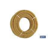 ROLLO DE TUBO DE ASPIRACIÓN ESPIRAL AMARILLO Ø25 MM 25 M
