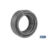 ROLLO DE TUBERIA HIDRO GRIS CERTIFICADA Ø50mm 25m