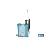 PULVERIZADOR DE ESPALDA 16 L DUAL - ELÉCTRICO/MANUAL Li-ion 12 V 8.0 Ah