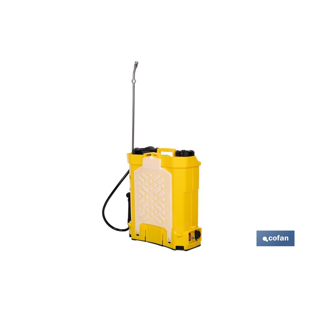 PULVERIZADOR DE ESPALDA 12 L ELÉCTRICO LI-ION 12 V 8.0 AH
