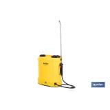 PULVERIZADOR DE ESPALDA ELÉCTRICO 16 L Li-Ion 12 V 8.0 Ah