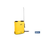 PULVERIZADOR DE ESPALDA ELÉCTRICO 16 L Li-Ion 12 V 8.0 Ah