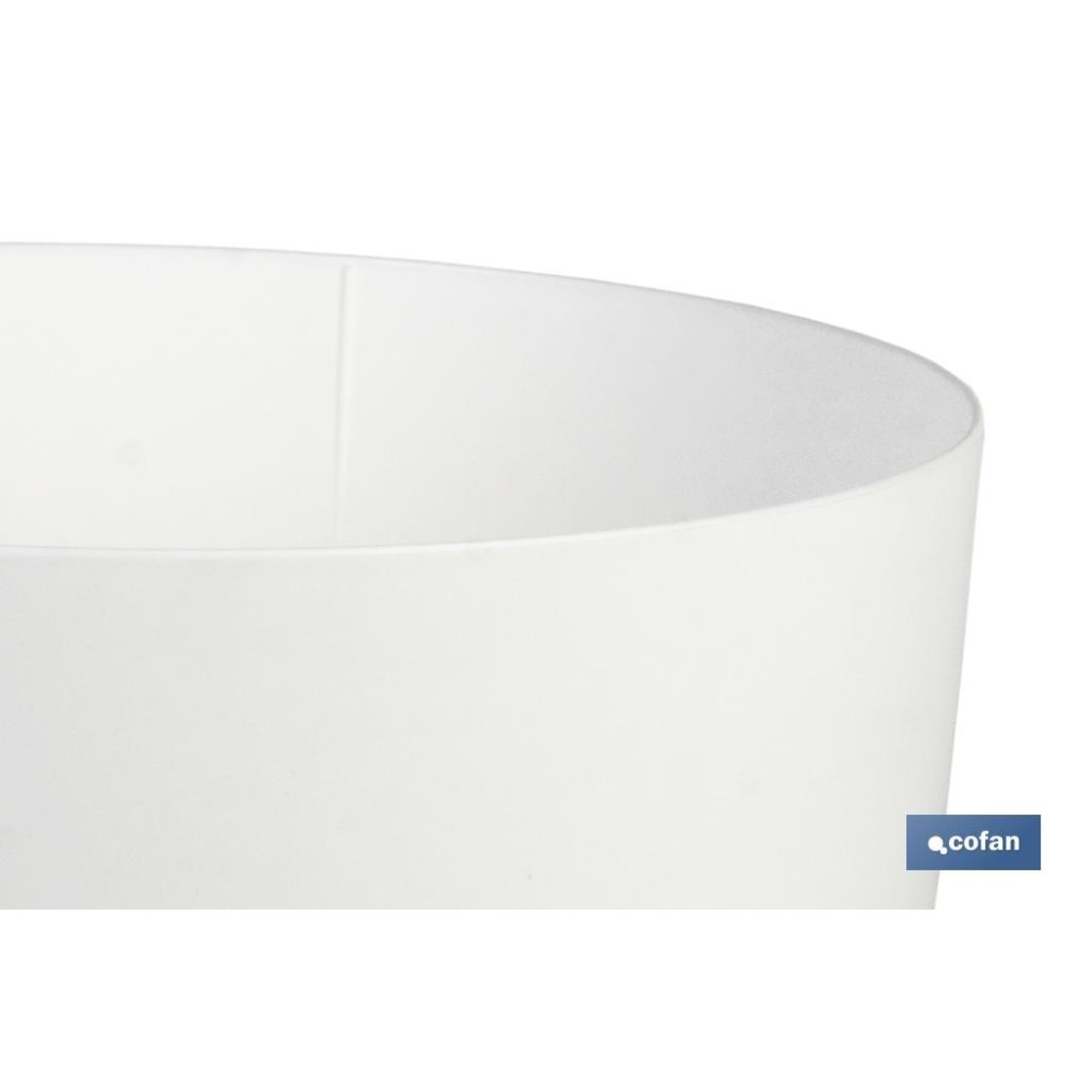 MACETA CAMELIA COLOR BLANCO 14X13.8cm