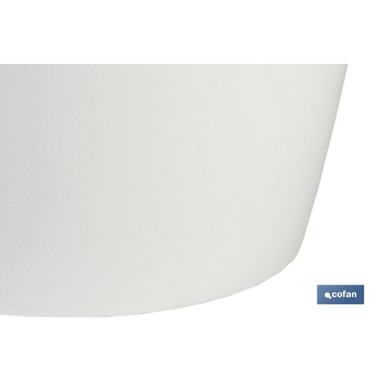 MACETA CAMELIA COLOR BLANCO 18X17.8cm