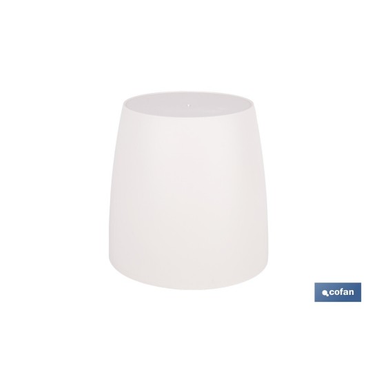MACETA CAMELIA COLOR CREMA 25X23.6cm