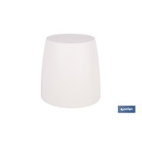 MACETA CAMELIA COLOR CREMA 25X23.6cm venta unitaria