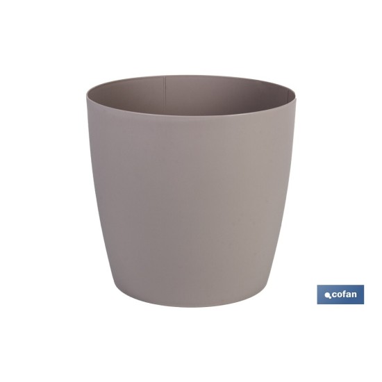 MACETA CAMELIA COLOR CREMA 35X33cm venta unitaria