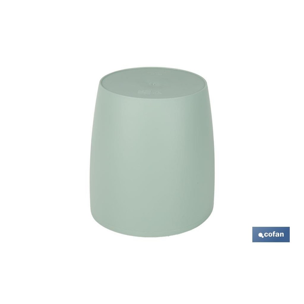MACETA CAMELIA COLOR VERDE TURQUESA 14X13.8cm venta unitaria