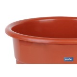 MACETA DALIA COLOR MARRON  42X38+ PLATO 37.5cm