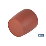MACETA CAMELIA DE COLOR ARCILLA 14 X 13,8 CM