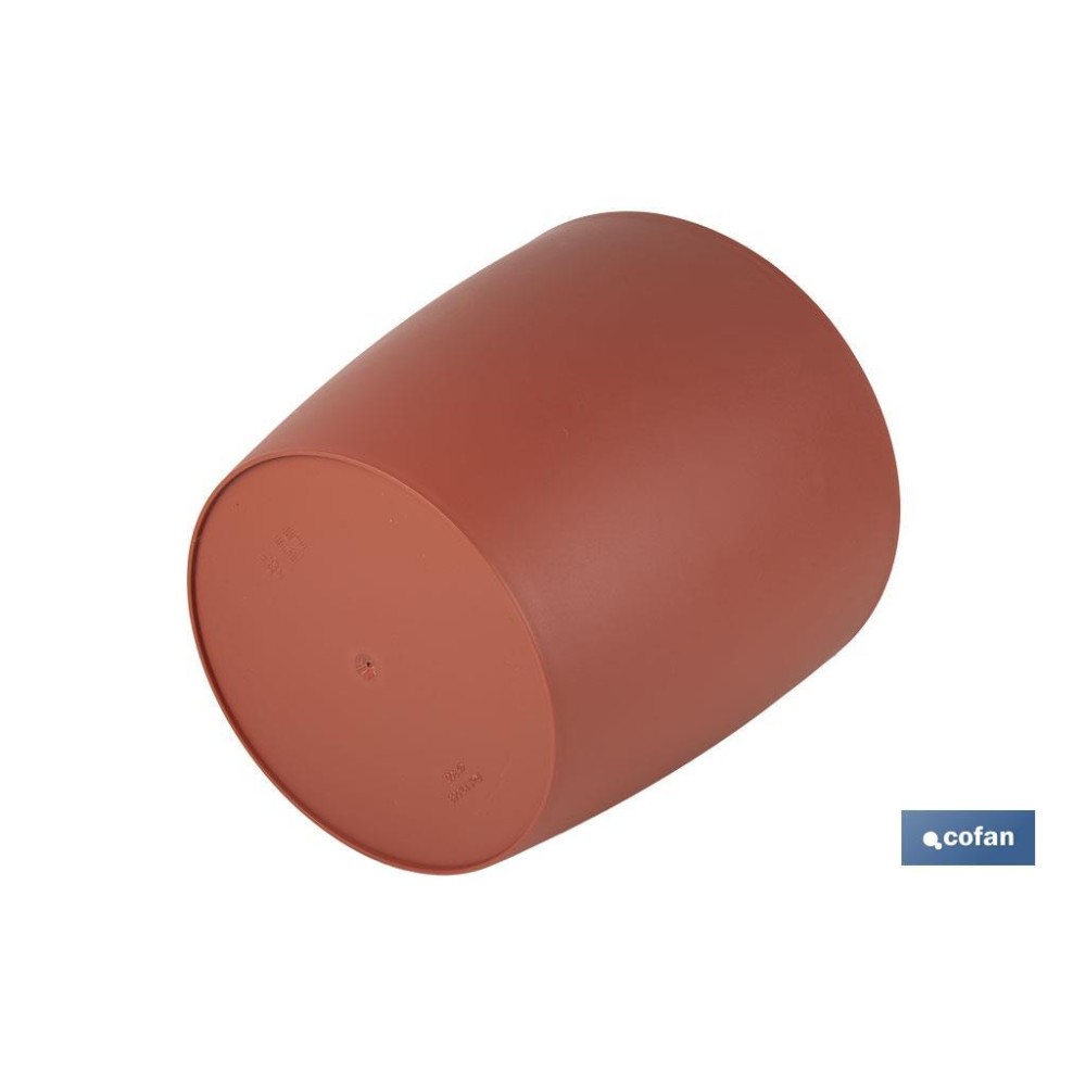 MACETA CAMELIA DE COLOR ARCILLA 25 X 23,6 CM