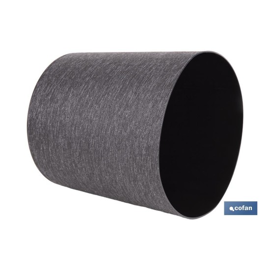 MACETA O MACETERO GAMA TEXTIL COLOR NEGRO PP Ø 254 X 269 MM 10,5 L venta unitaria