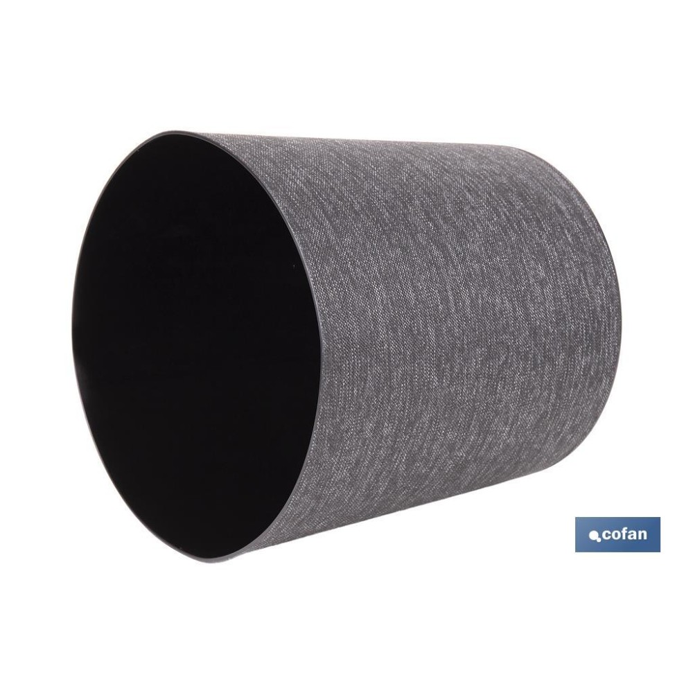 MACETA O MACETERO GAMA TEXTIL COLOR NEGRO PP Ø 254 X 269 MM 10,5 L venta unitaria