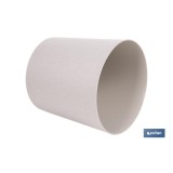 MACETA O MACETERO GAMA TEXTIL COLOR BEIGE PP Ø 254 X 269 MM 10,5 L venta unitaria