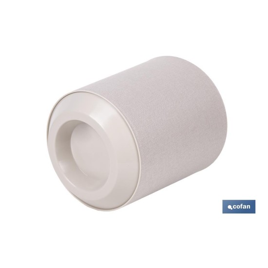 MACETA O MACETERO GAMA TEXTIL COLOR BEIGE PP Ø 254 X 269 MM 10,5 L venta unitaria