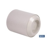 MACETA O MACETERO GAMA TEXTIL COLOR BEIGE PP Ø 254 X 269 MM 10,5 L venta unitaria