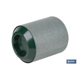 MACETA O MACETERO GAMA TEXTIL COLOR VERDE PP Ø 254 X 269 MM 10,5 L venta unitaria