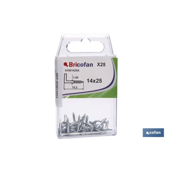 BL 25 UDS. 16X30 ZINCADO