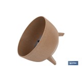 MACETA CON PATAS Y FILTRO DE DRENAJE COLOR MARRÓN WPC Ø 395 X 255 MM 21 L venta unitaria