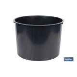 MACETERO 2 EN 1 FORMA CÓNICA CON DEPÓSITO COLOR NEGRO PP Ø 409 X 750 MM 29,5 L