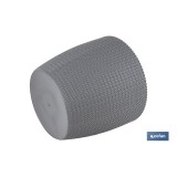 MACETA O MACETERO TRENZADA COLOR GRIS OSCURO PP Ø 359 X 315 MM 26,5 L