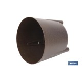 MACETA CON PATAS Y FILTRO DE DRENAJE COLOR CAFÉ WPC Ø 255 X 253 MM 8,1 L