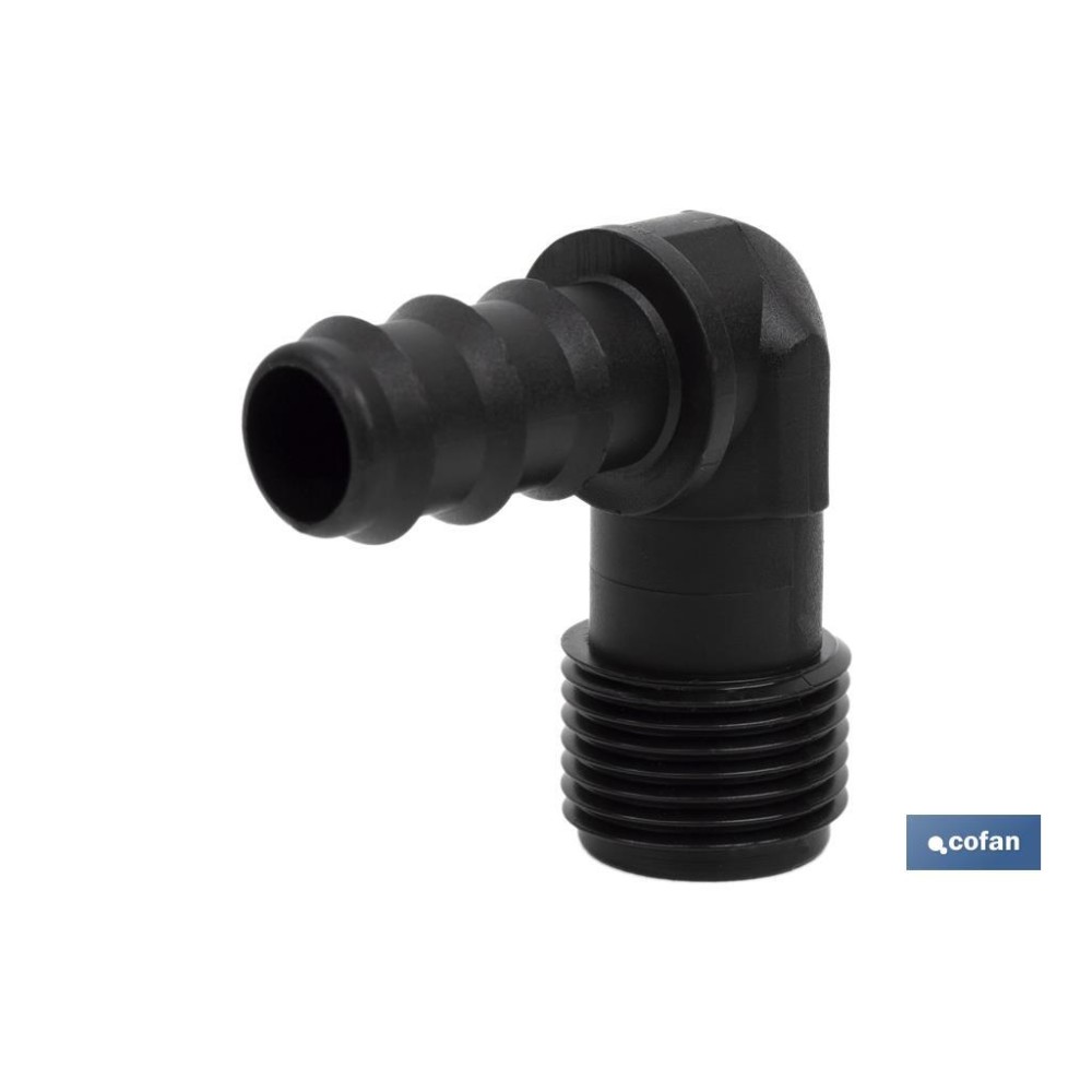CONEXIÓN EN CODO 90º R.MACHO Ø16MM-3/4 Venta unitaria