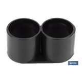 TAPON DOBLE ANILLO PE Ø16MM
