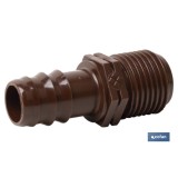ENLACE MIXTO Ø16MM-3/4 (MARRÓN-MAX SEGUR.) Venta unitaria