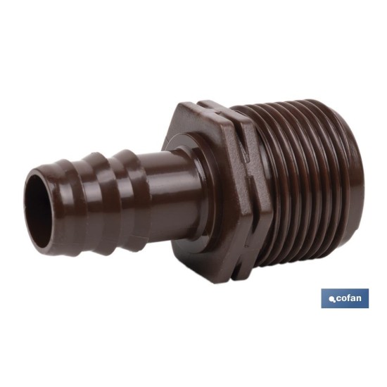 ENLACE MIXTO Ø16MM-3/4 (MARRÓN-MAX SEGUR.) Venta unitaria