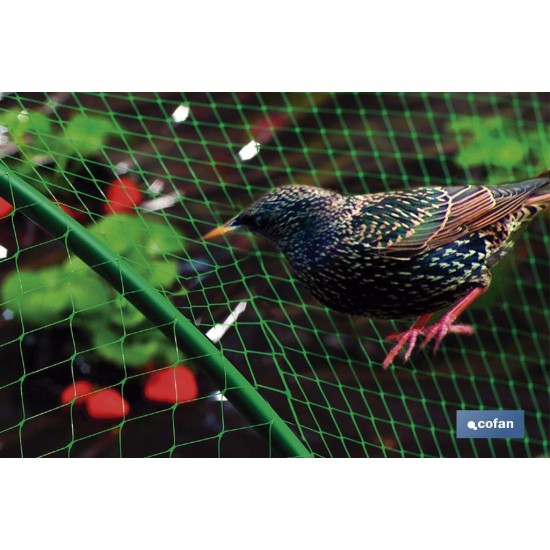 MALLA ANTIPAJAROS 4x12m 7g/m2