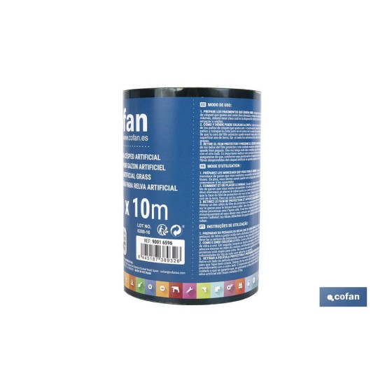 CINTA DE UNIÓN PARA CÉSPED ARTIFICIAL DOBLE CARA 15 CM X 10 M VERDE