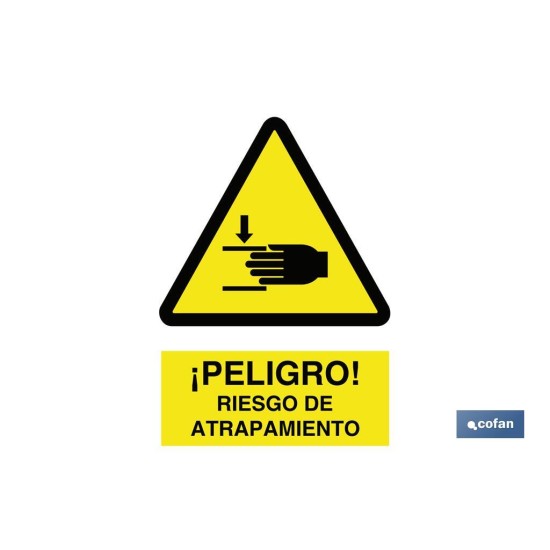 SEÑAL ADHESIVA 148X105MM.