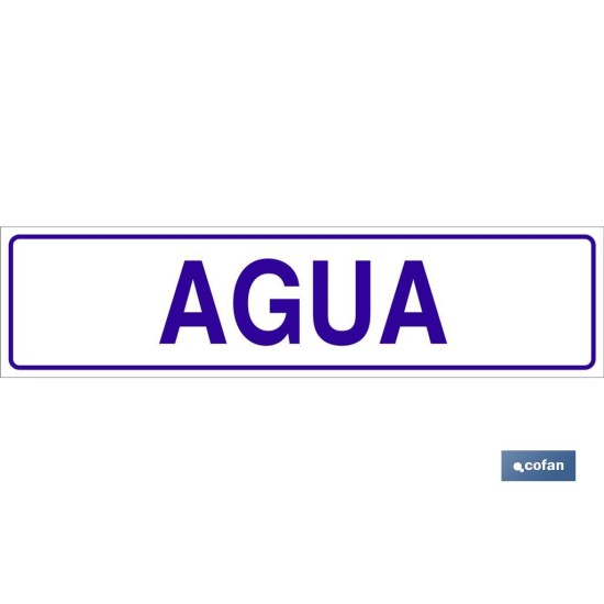 SEÑAL GLASSPACK ADHESIVA 250X62MM.